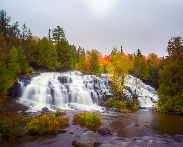 Northern Woodruff Wisconsin Waterfalls